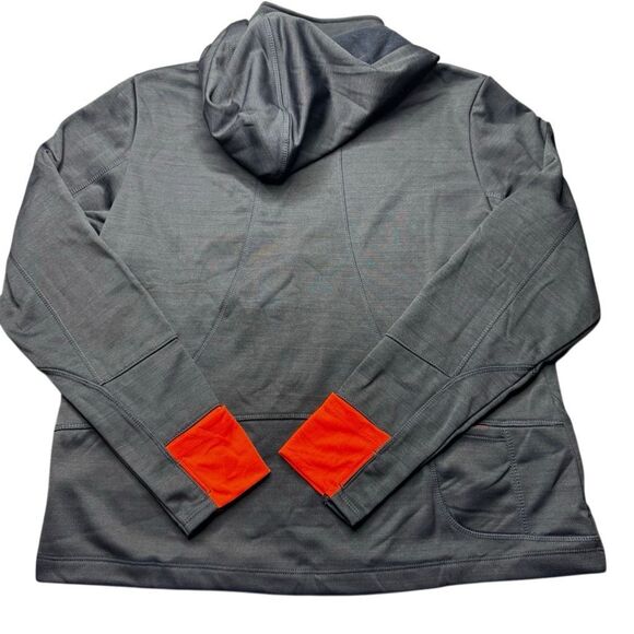 NWT OTS Auburn Tigers 1/4 Zip Movk Neck Hoodies Woman’s L Black/Navy Orange NCAA - Picture 3 of 11